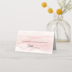 Rosa Sunrise Mountain Coordinate Place Card Tält Placeringskort
