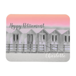 Rosa sunset Cornish strandhut pension-gåva Magnet