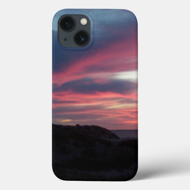 Rosa Sunset Fodral-Mate iPhone 13 Fodral (Baksida)