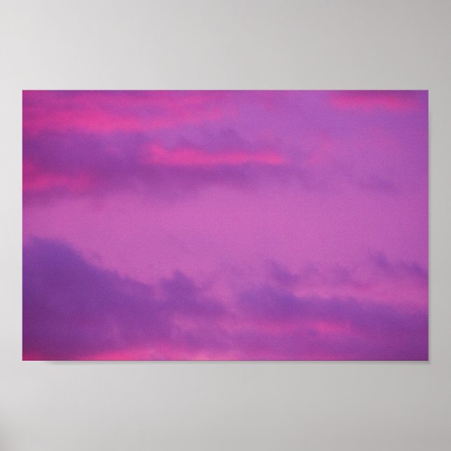 Rosa Sunset Himlar, Ohio. Poster (Framsidan)