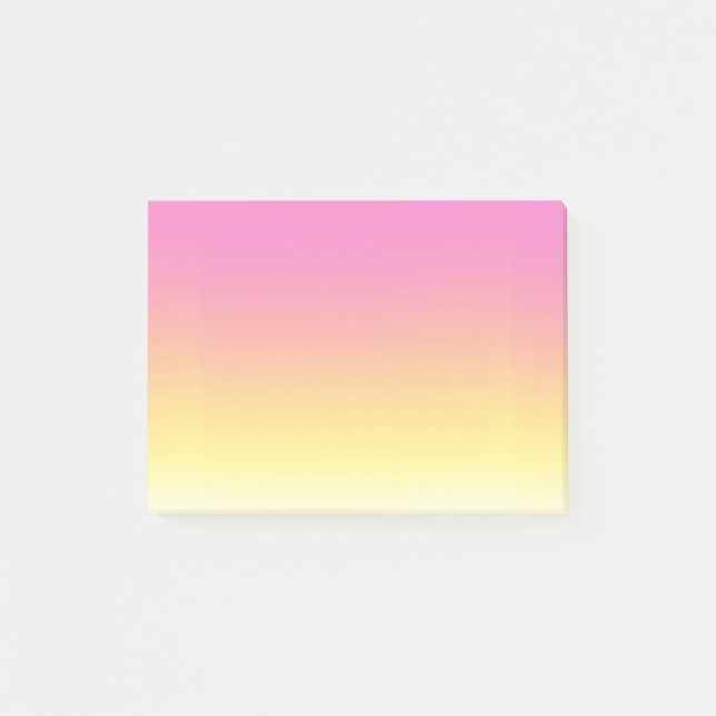 Rosa Sunset Post-it Notes Block (Framsida)