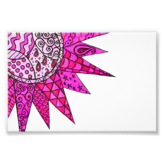 Rosa Sunshine - fotografiskt tryck