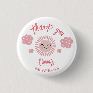 Rosa Sunshine Girl Baby Shower Tack Gift Knapp