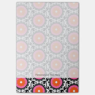 Rosa Suzani mönster Post-it Block