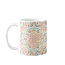 Rosa Suzani Uzbek Kazakh Motifs Mönster