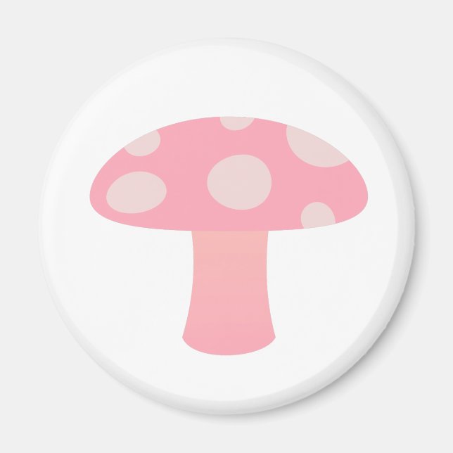 Rosa svamp magnet (Framsidan)