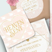 Rosa & Svan Heaven Sent Baby Shower