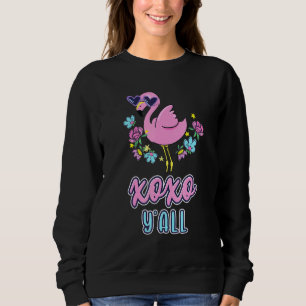 Rosa Svan XOXO Yall Hugs och Kisses Svan Kiss T Shirt