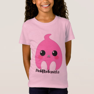 rosa svart anista blob söt t shirt