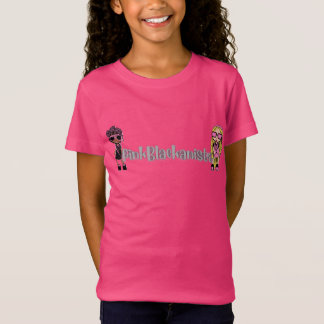 rosa svart anista pose t shirt