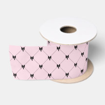 Rosa & Svart Bandpresentförpackning