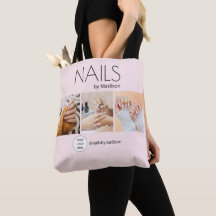 Rosa svart modern minimalistisk nageldesign 3 foto