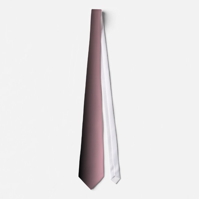 Rosa svart Ombre-bakgrund Slips (Framsida)