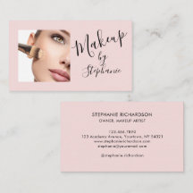 Rosa svart script foto makeup