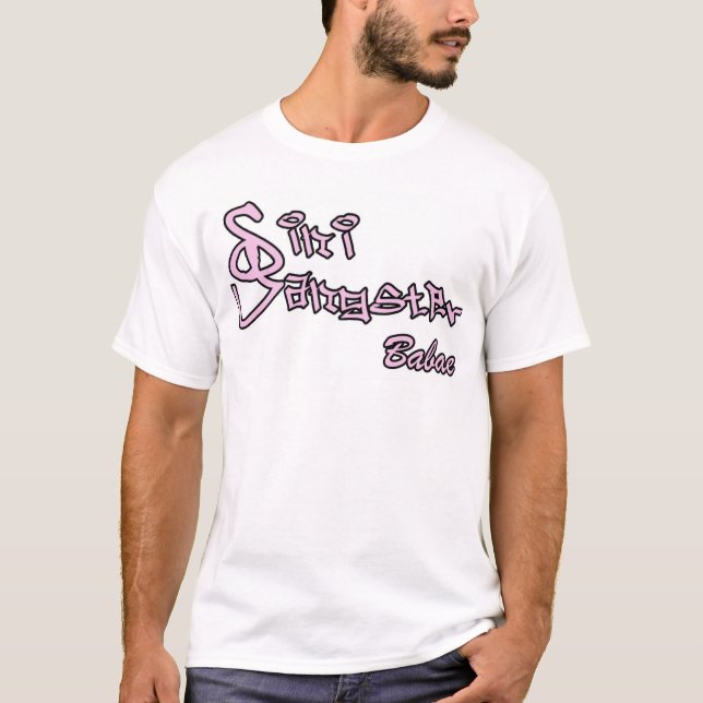 rosa/svart sg-babae t-shirt (Framsida)