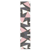 Rosa Svart Vita Abstrakta Trianglar