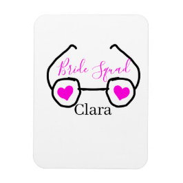 Rosa svarta googles magnet