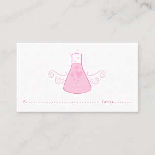 Rosa Sweet ChemiPlace Card Placeringskort