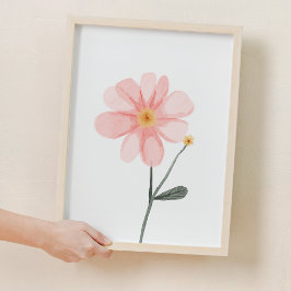Rosa Sweet Flower Nursery Decor Poster