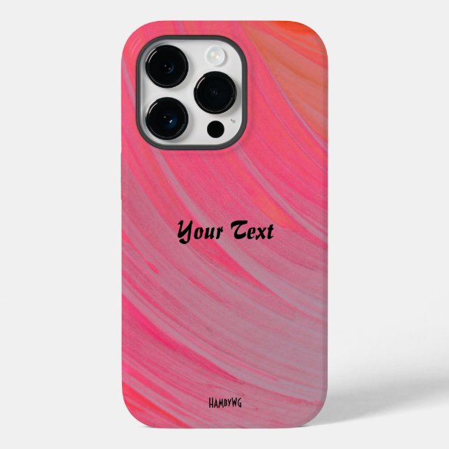 Rosa Swirl Cell Phone Case HAmbyWG (Baksida)