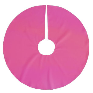 Rosa Swirl Digital Print Julgransmatta Borstad Polyester