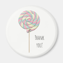 Rosa Swirl Lollipop Magnet