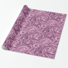 Rosa Swirl Wrapping Papper Presentpapper