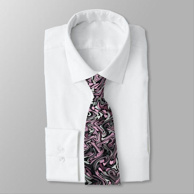 Rosa Swirls Fractal Slips (Bunden)