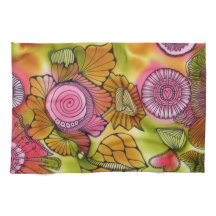 Rosa Swirly kökshandduk