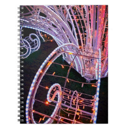 Rosa swirrt anteckningsbok