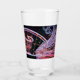 Rosa swirrt glaskopp