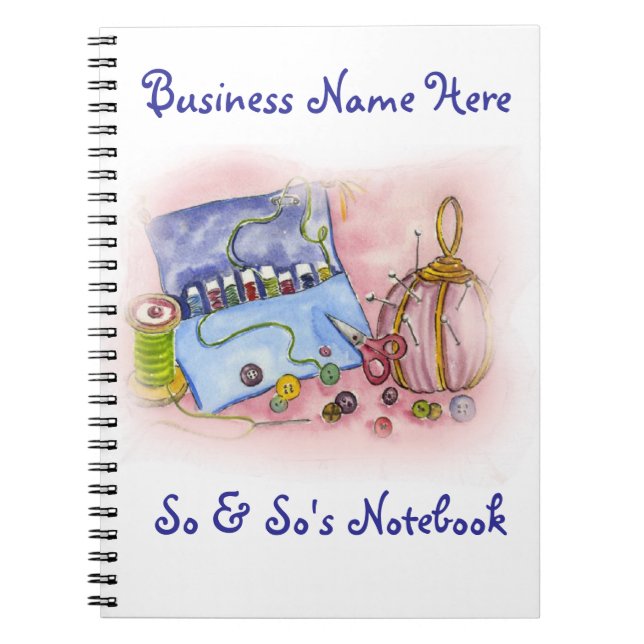 Rosa sy satsanteckningsbok anteckningsbok med spiral (Framsidan)