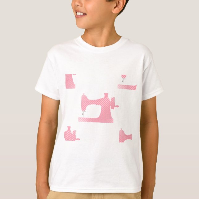 rosa sydd maskin t shirt (Framsida)