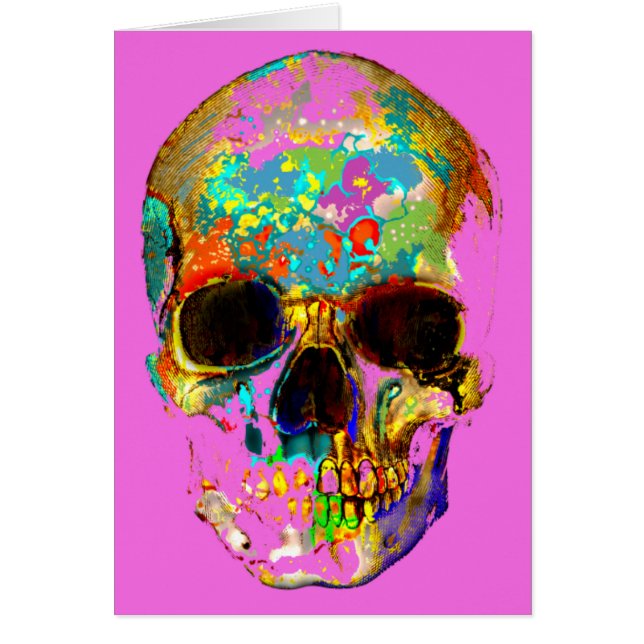 Rosa syra hälsningskort (Framsidan)