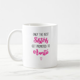 Rosa syster som främjas till Auntie Råna Kaffemugg