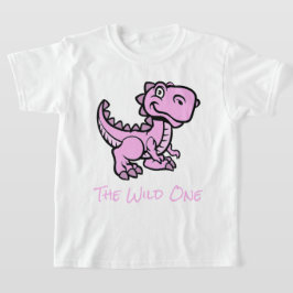 Rosa T Rex Dinosaur Personlig Namn Shirt