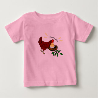 rosa t-shirt för bebis flicka.