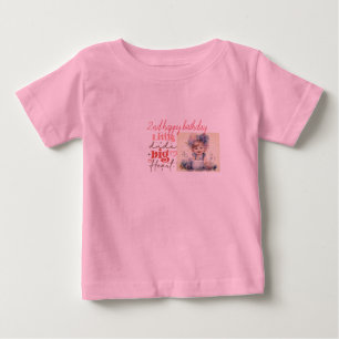 rosa t-shirt, skräddarsy Småbarn-kläder, T Shirt
