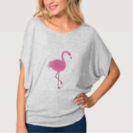 Rosa T-tröja för Flamingoutslagsplats | T-shirt