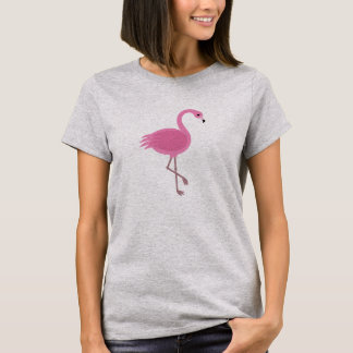 Rosa T-tröja för Flamingoutslagsplats | T-shirt