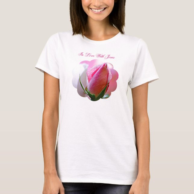 Rosa T-tröja T Shirt (Framsida)