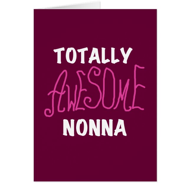 Rosa T-tröjor och , Fantastisk, totalt Hälsningskort (Framsidan)
