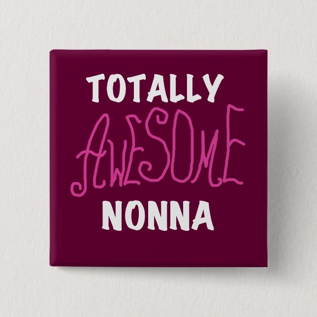 Rosa T-tröjor och , Fantastisk, totalt Knapp (Framsida)