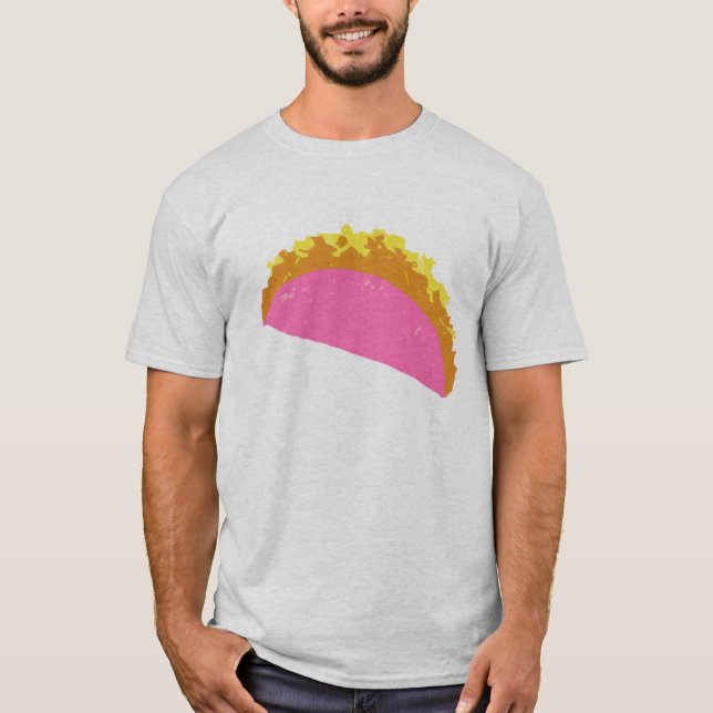 Rosa Taco T-shirt (Framsida)