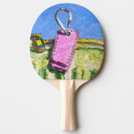Rosa Tag Expressionistiska Målningar iPad mini Pingisracket
