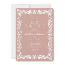 Rosa Talavera-plattor Spansk Fiesta Babyströssel