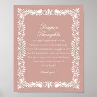 Rosa Talavera Tile Diaper Thoughts Baby Shower