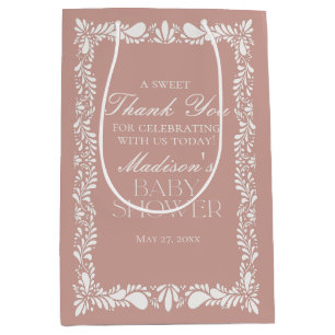 Rosa Talavera Tile Fiesta Baby Shower-favoriter