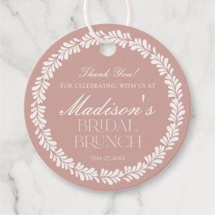 Rosa Talavera Tile Spain Fiesta Möhippa Brunch Gåvor Etiketter