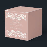 Rosa Talavera Tile Spanska Stil Fiesta Bröllop Presentaskar<br><div class="desc">Alla kärlek en fiesta! Denna samling är en häpnadsväckande blandning av elegans och kulturarv, inspirerat av Mexikos traditionella Clay Talavera mönster. Den jordlösa dammiga rosan Terracotta blommigt gräns utstrålar sofistikering och en aning festlig charm, skapar den perfekt för din spanska eller mexikanska inspirerade firande. Oavsett om du är värd för...</div>